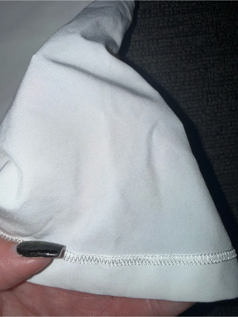 Lululemon Pace Rival White Tennis Skirt Skort Size 12 Regular Pleated Back
